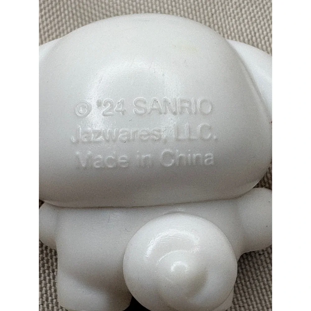 Sanrio Cinnamoroll Jazwares 2024 Mini Figure White Puppy Purple Bow Tie 1.5 Inch